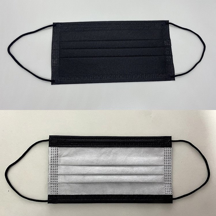 Disposable Black 3ply Mask