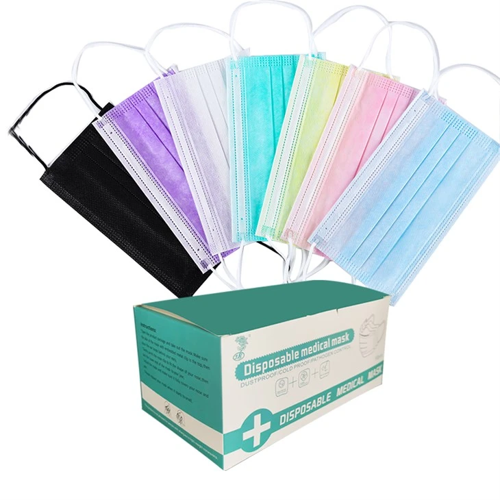 Custom Black Disposable Medical Face Masks